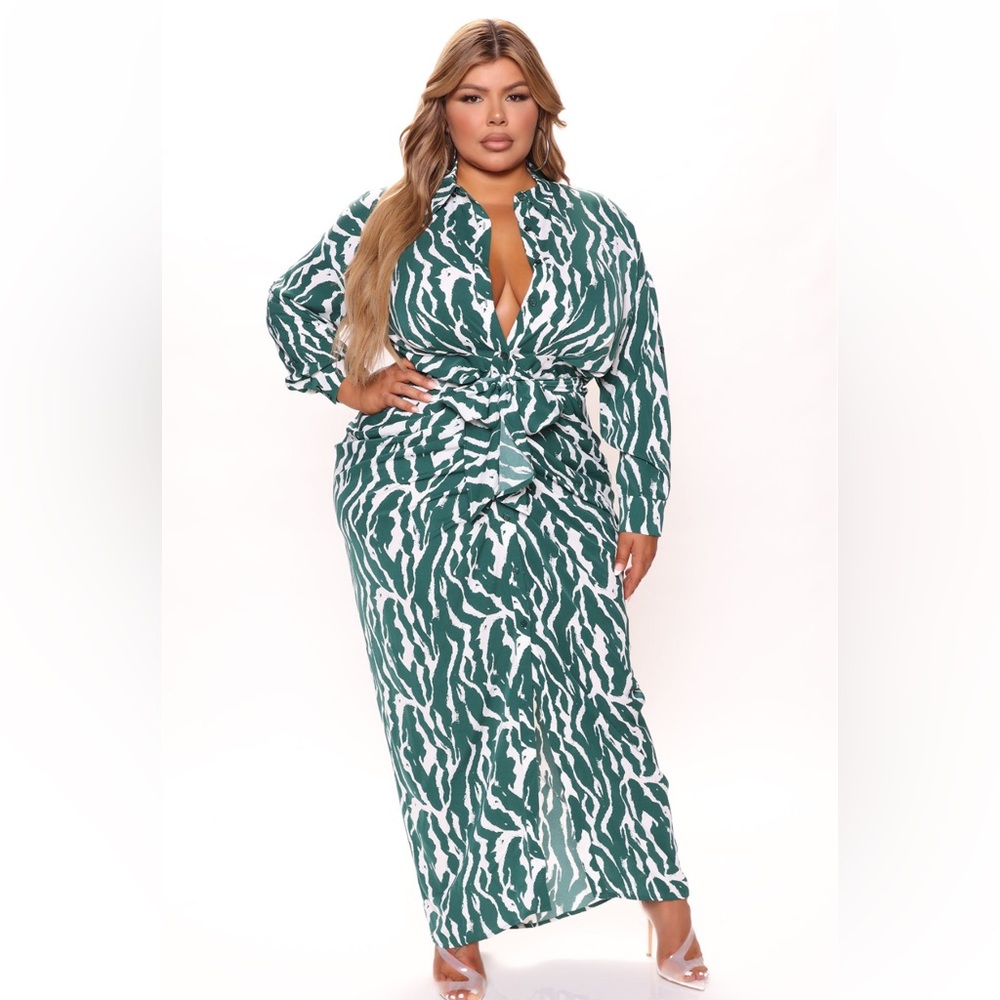 Animal Print Maxi Dress